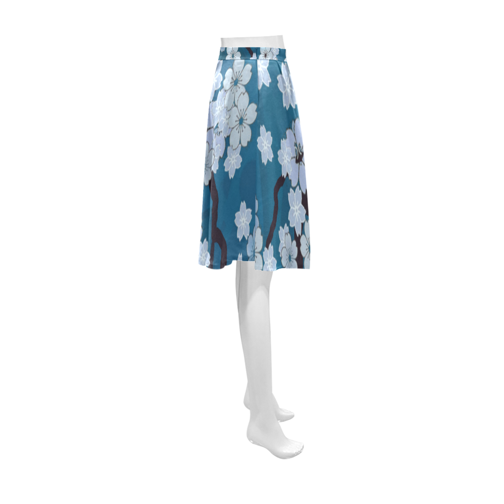 Sakura Breeze Night Blossoms Athena Women's Short Skirt (Model D15)