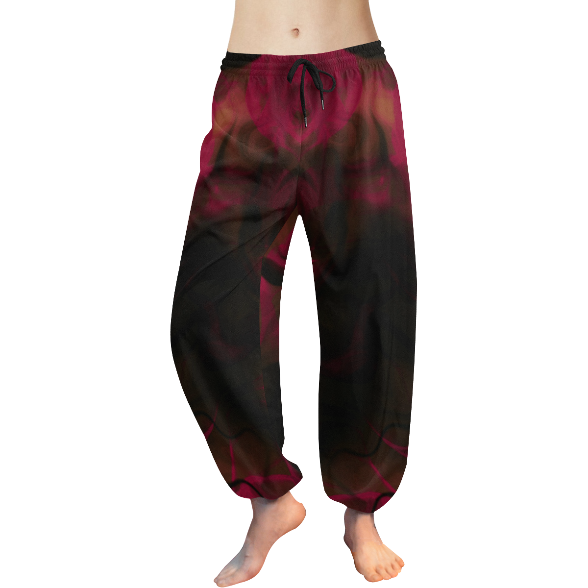 Magic fire Women's All Over Print Harem Pants (Model L18)