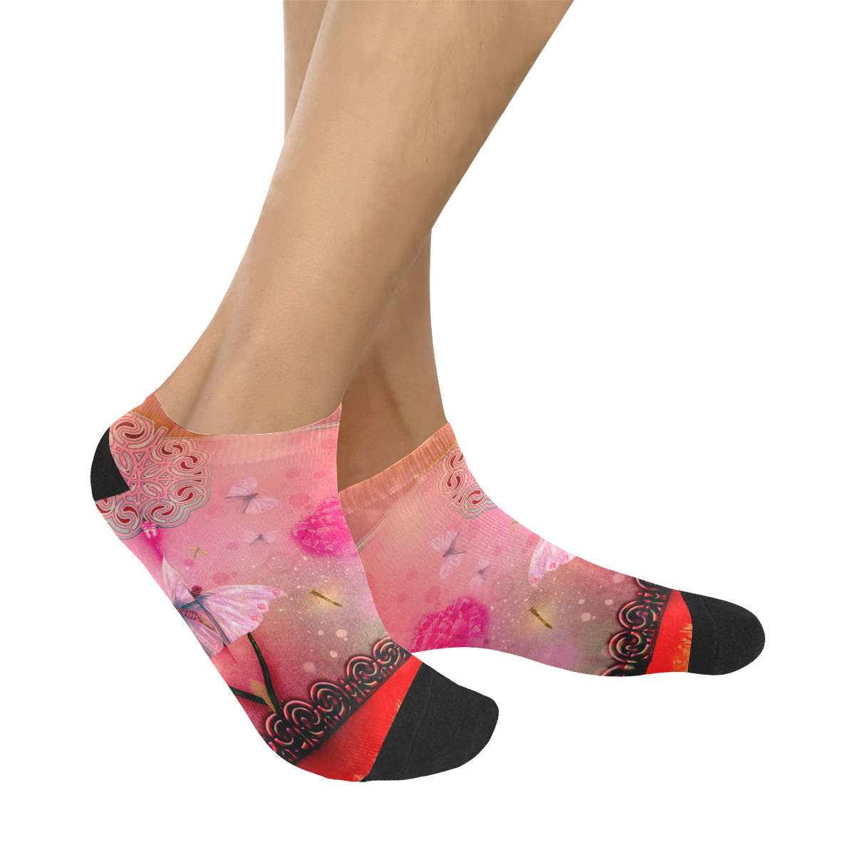Wonderful butterflies Women's Ankle Socks