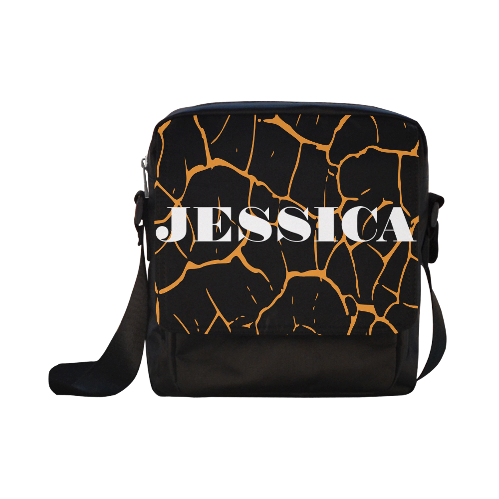 Jessica abstract animal skin Crossbody Nylon Bags (Model 1633)