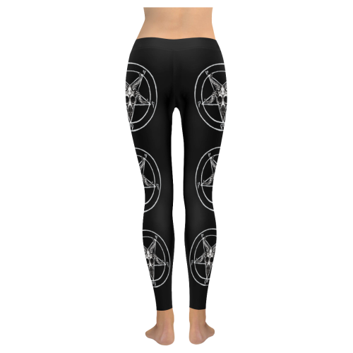 baphleggings Women's Low Rise Leggings (Invisible Stitch) (Model L05)