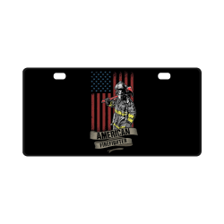 American Firefighter License Plate