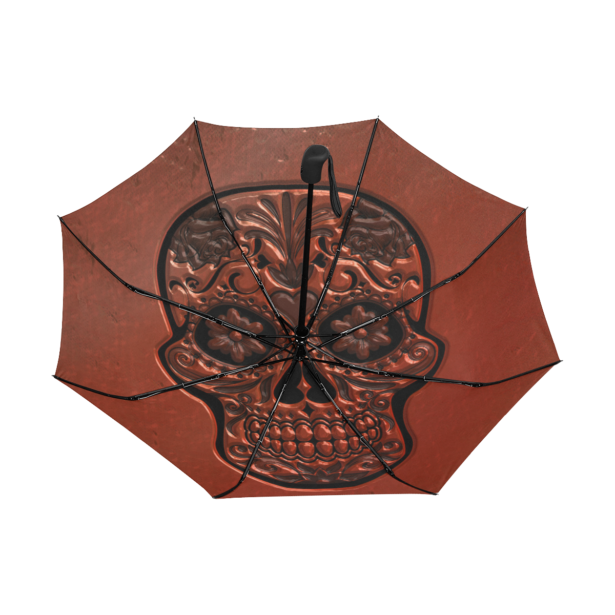 Skull20151211_by_JAMColors Anti-UV Auto-Foldable Umbrella (Underside Printing) (U06)