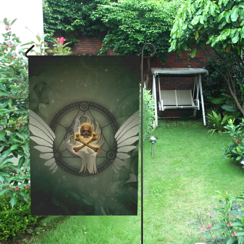 Skull in a hand Garden Flag 28''x40'' （Without Flagpole）