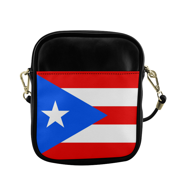 Puerto Rico Flag Sling Bag (Model 1627)