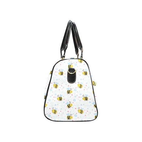 Cute Bee Pattern New Waterproof Travel Bag/Large (Model 1639)