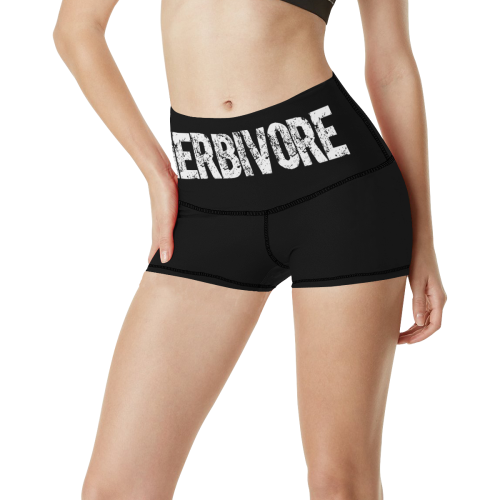 Herbivore (vegan) Women's All Over Print Yoga Shorts (Model L17)