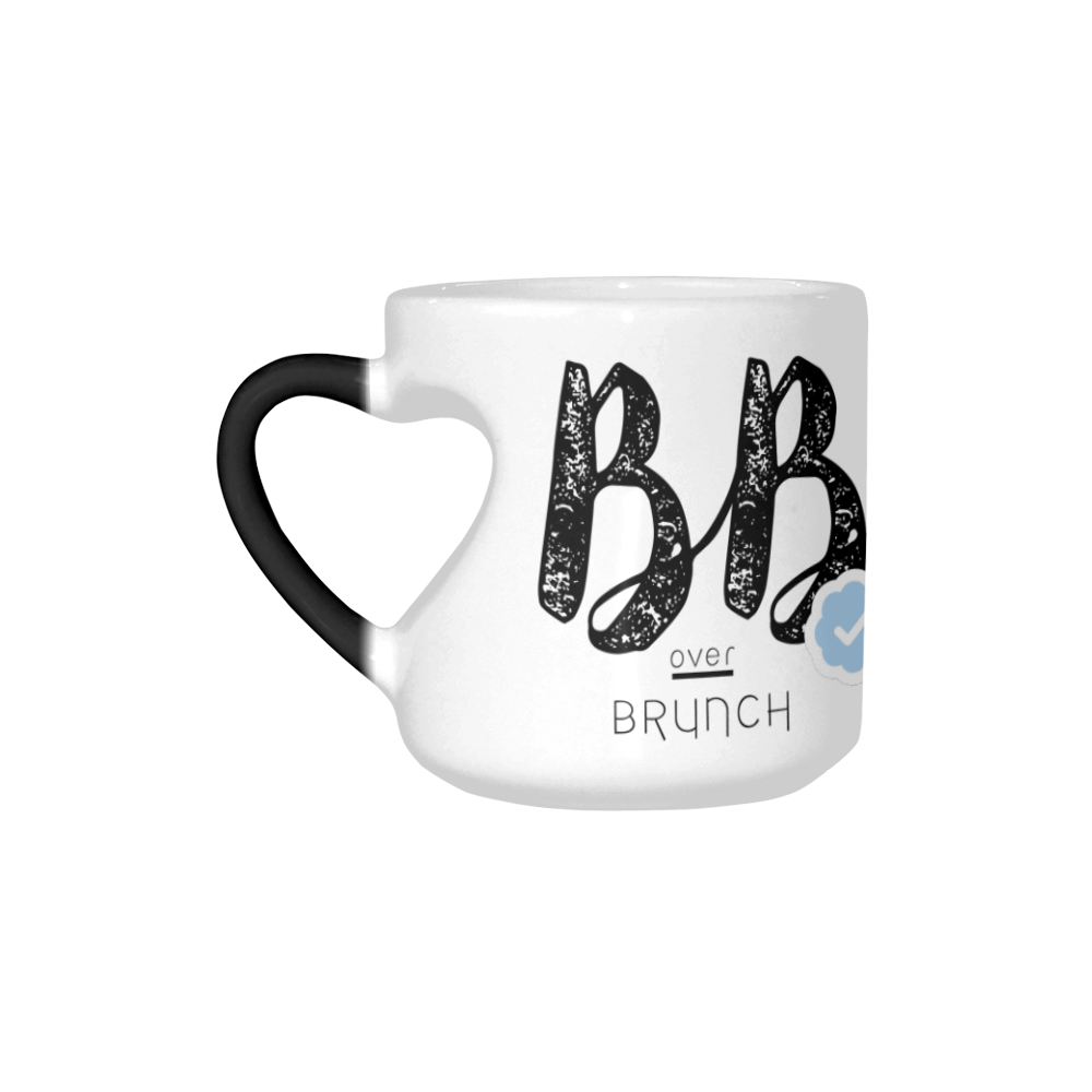 Bully Broad Official Color Changing Mug Heart-shaped Morphing Mug
