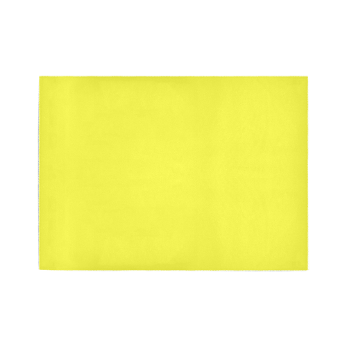 color maximum yellow Area Rug7'x5'