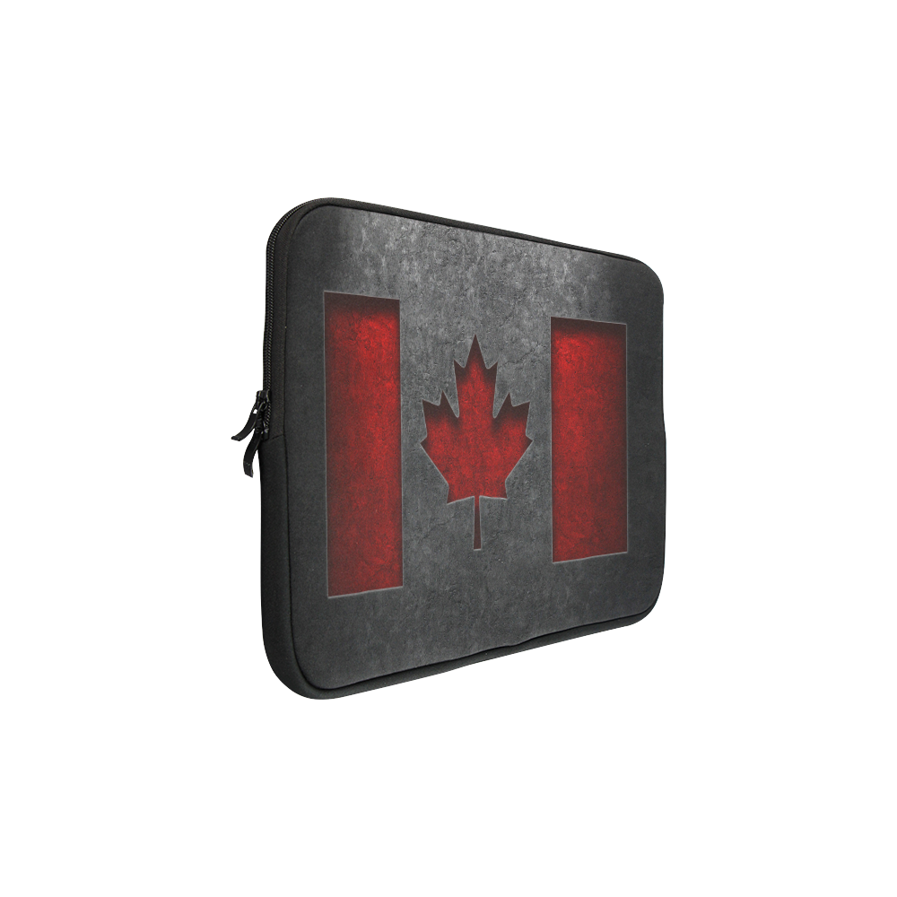 Canadian Flag Stone Texture Macbook Pro 17''
