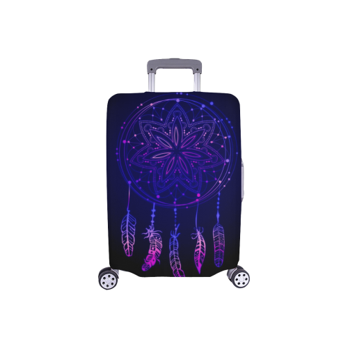 Dreamcatcher - Blue Luggage Cover/Small 18"-21"