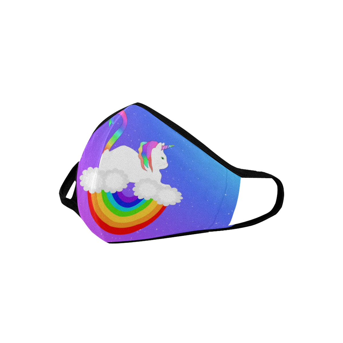 rainbow unicat Mouth Mask