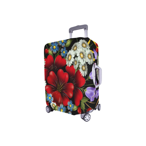 Bouquet Of Flowers Luggage Cover/Small 18"-21"