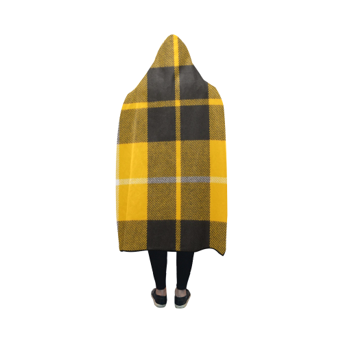 BARCLAY DRESS LIGHT MODERN TARTAN Hooded Blanket 50''x40''