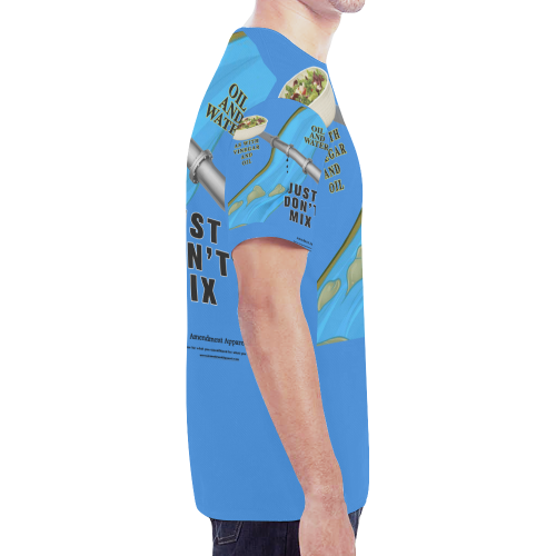 oil-and-water New All Over Print T-shirt for Men (Model T45)