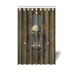 Awesome dark skull Shower Curtain 48"x72"