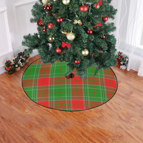 Christmas Plaid Christmas Tree Skirt 47" x 47"
