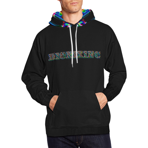 Dionixinc Hoodie Neon All Over Print Hoodie for Men (USA Size) (Model H13)