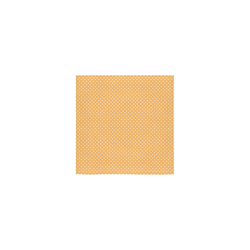 Yellow orange polka dots Square Towel 13“x13”