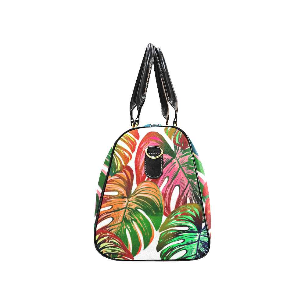 Pretty Leaves D by JamColors New Waterproof Travel Bag/Large (Model 1639)