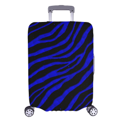 Ripped SpaceTime Stripes - Blue Luggage Cover/Large 26"-28"