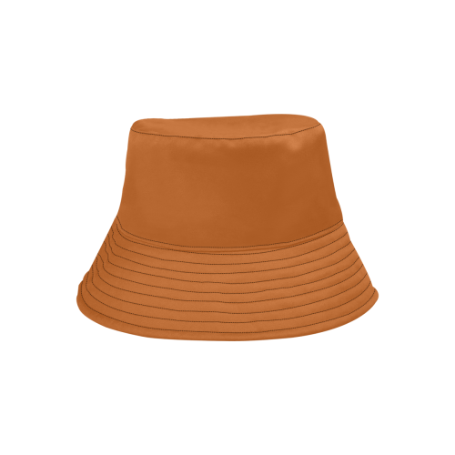 Raucous Rose Orange Solid Color All Over Print Bucket Hat