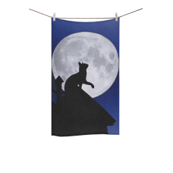 Moon Cat Custom Towel 16"x28"