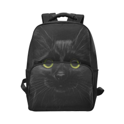 Black Cat Unisex Laptop Backpack (Model 1663)