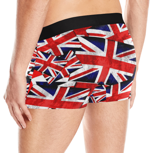 Union Jack British UK Flag Men's All Over Print Boxer Briefs (Model L10)