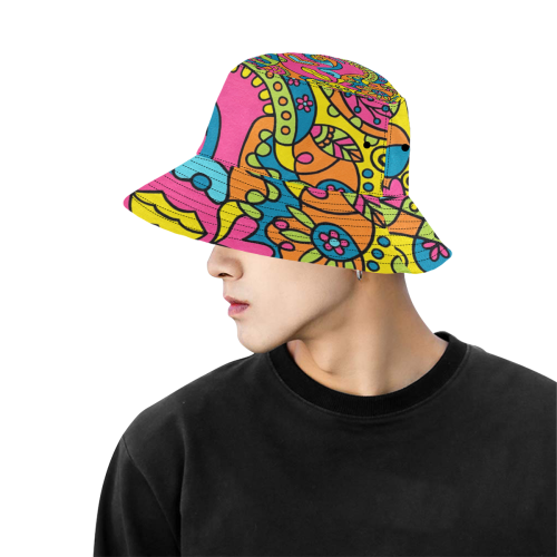 Pretty All Over Print Bucket Hat for Men