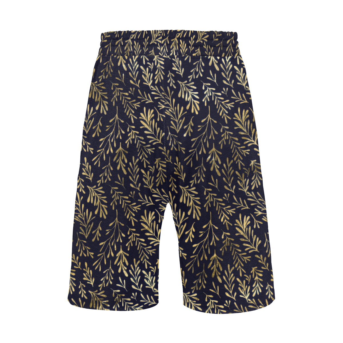 Marcelo Palm leaves gold Men's All Over Print Casual Shorts (Model L23)