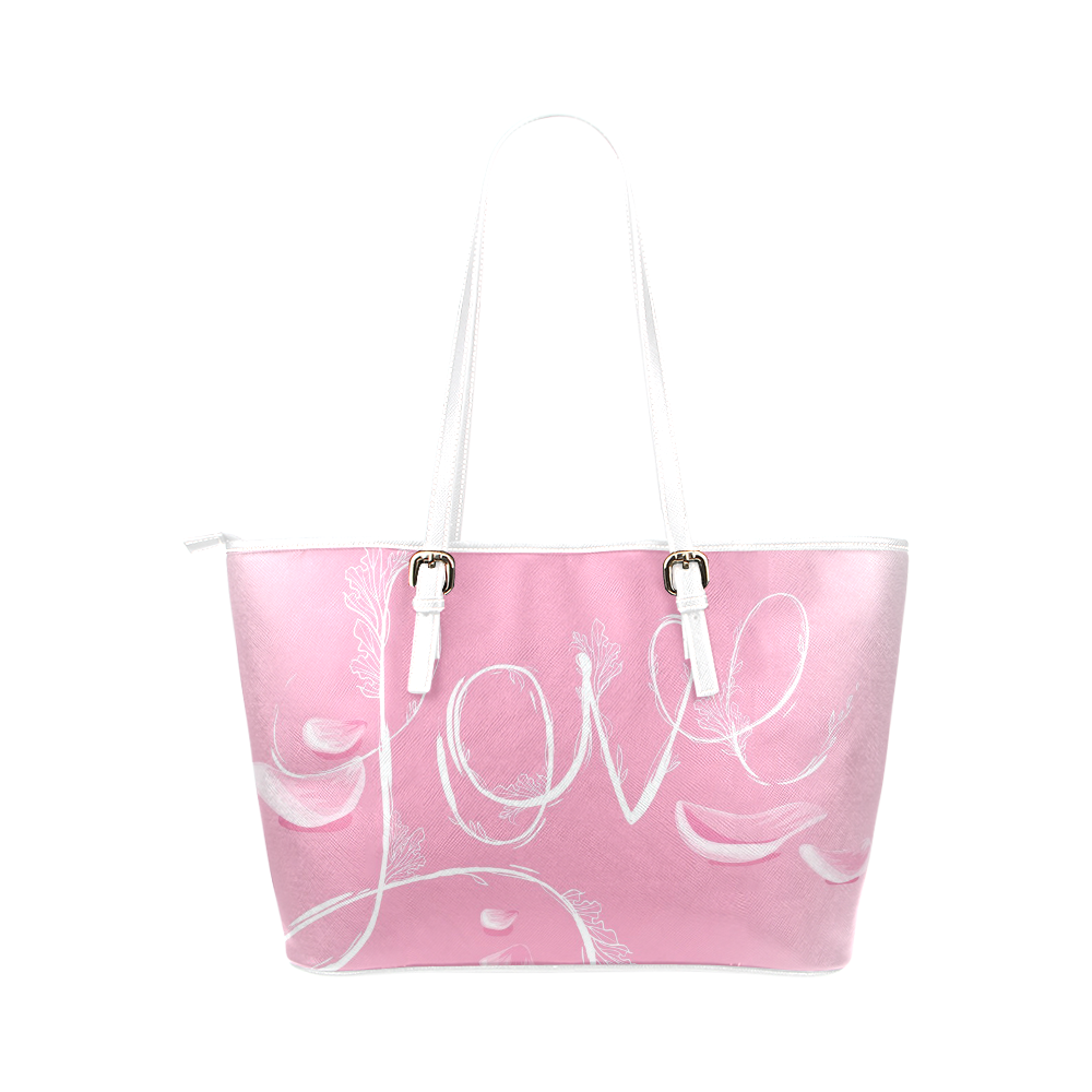 Love Leather Tote Bag/Small (Model 1651)