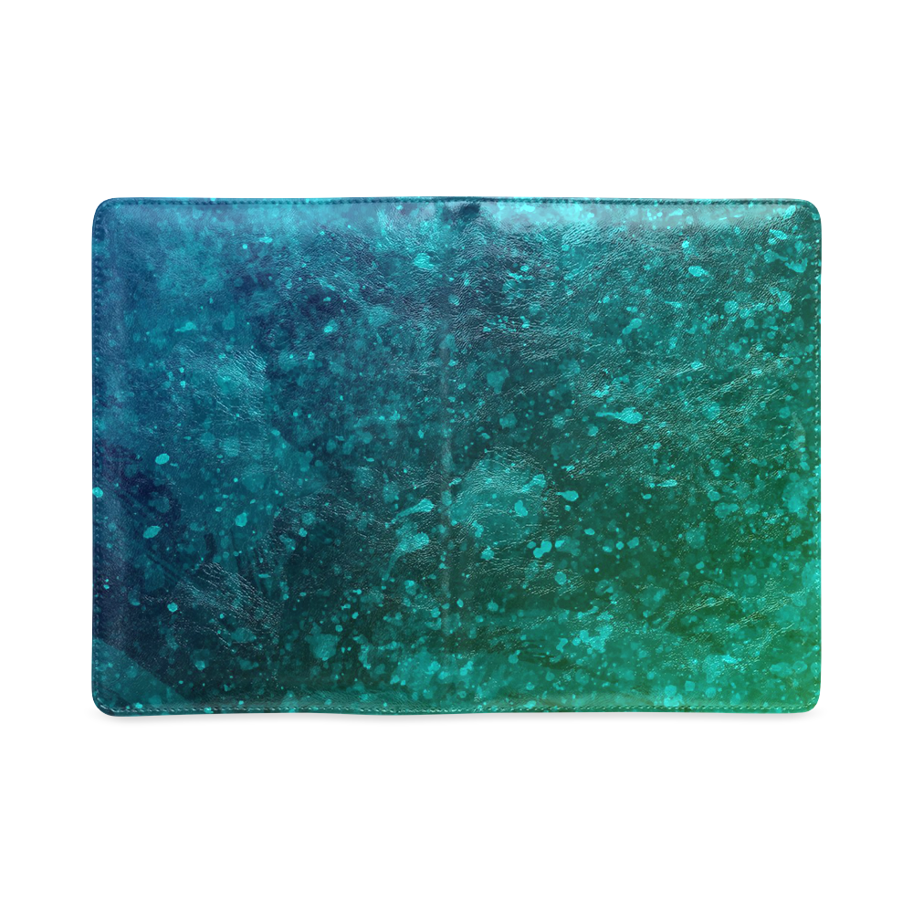 Blue and Green Abstract Custom NoteBook A5