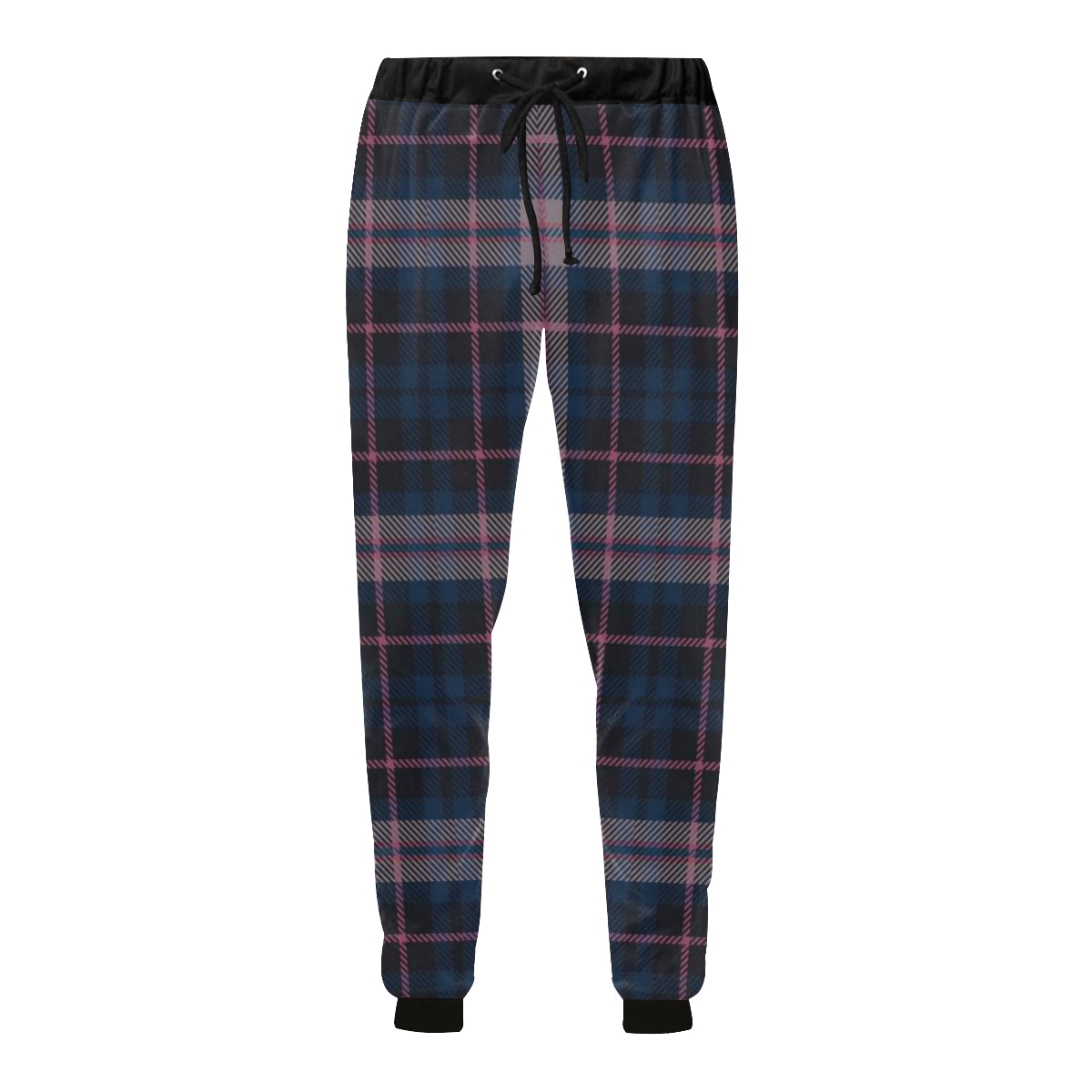 stripe blue pink Men's All Over Print Sweatpants (Model L11)