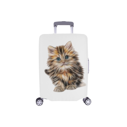 Lovely Cute Kitty Luggage Cover/Small 18"-21"
