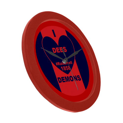 DEMONS- Circular Plastic Wall clock