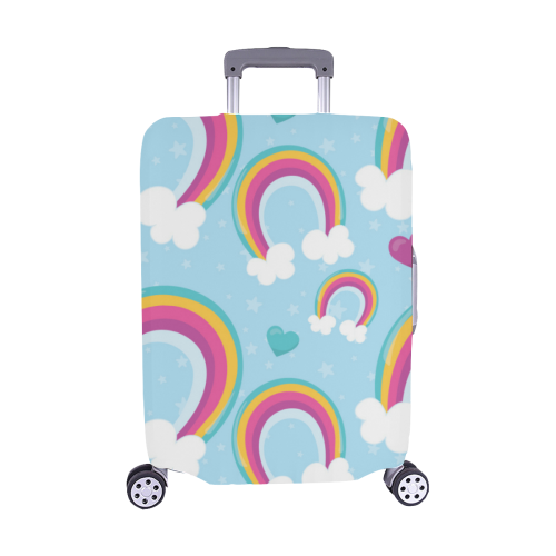 Rainbow Sky Luggage Cover/Medium 22"-25"