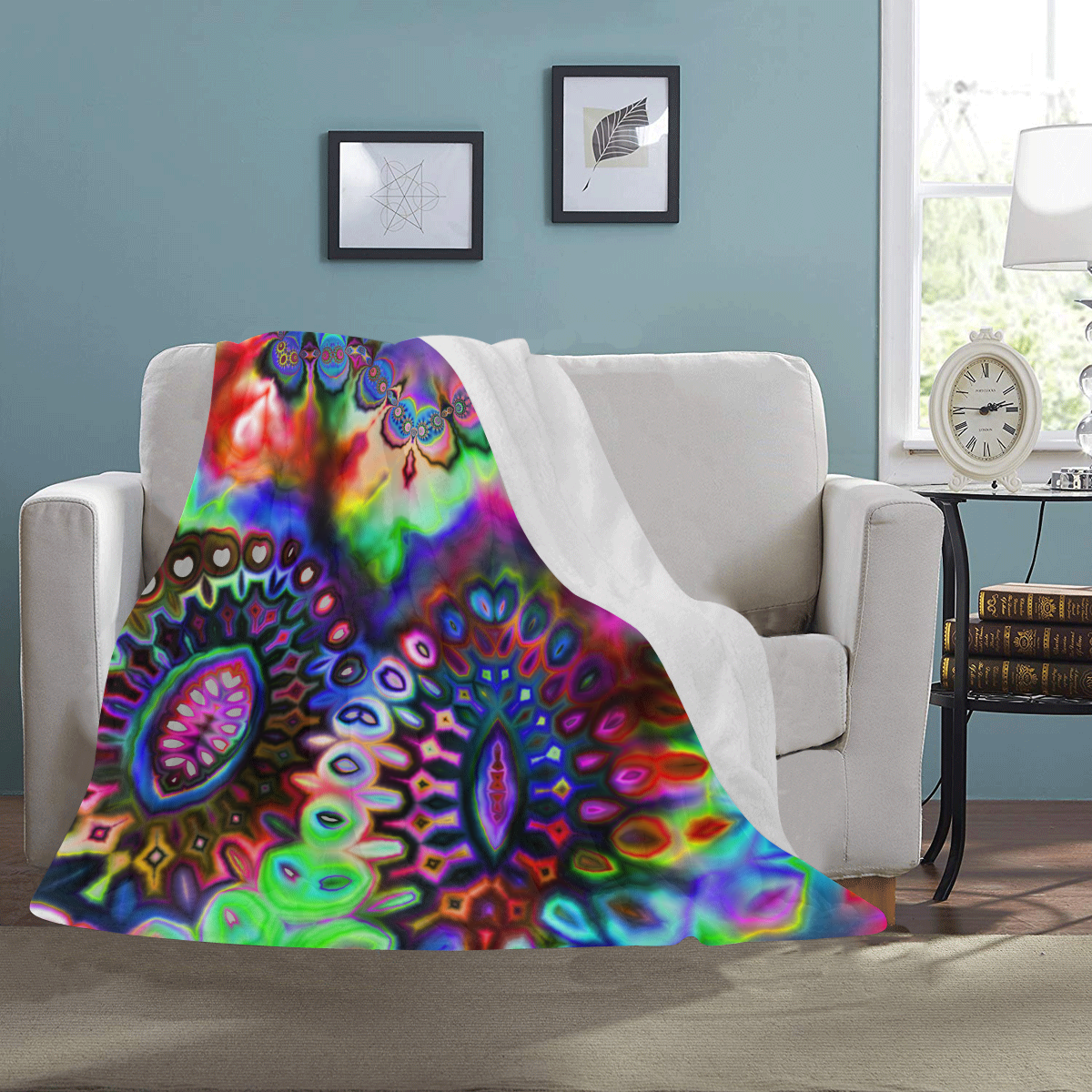 Rainbows Skirt Ultra-Soft Micro Fleece Blanket 50"x60"