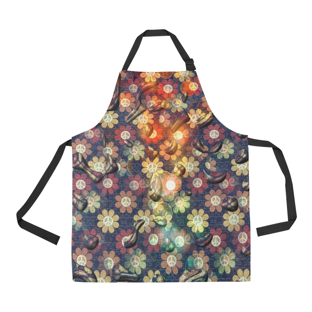 Flowers by Nico Bielow All Over Print Apron