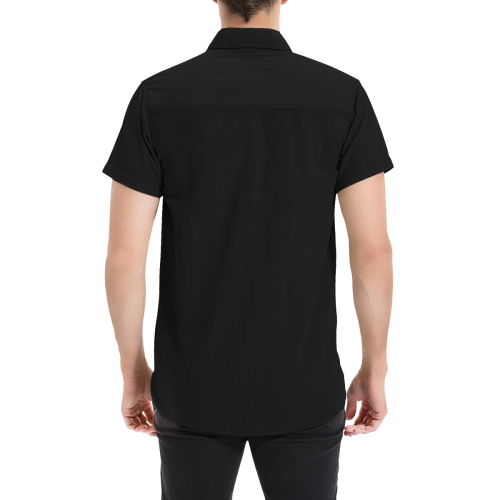 Simply Black Men's All Over Print Short Sleeve Shirt (Model T53)