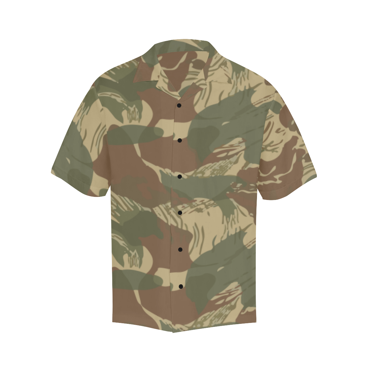 Rhodesian Brushstroke v1 camouflage Hawaiian Shirt (Model T58)