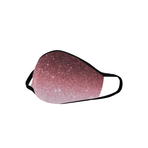 rose gold Glitter gradient Mouth Mask