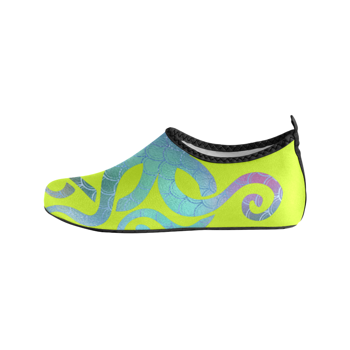 PiccoGrande`s mermaid octopus design Kids' Slip-On Water Shoes (Model 056)