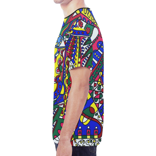 Whimsical New All Over Print T-shirt for Men (Model T45)