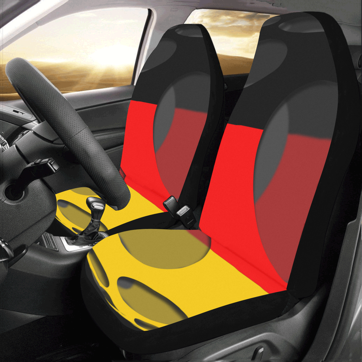 The Flag of Germany Car Seat Covers (Set of 2)