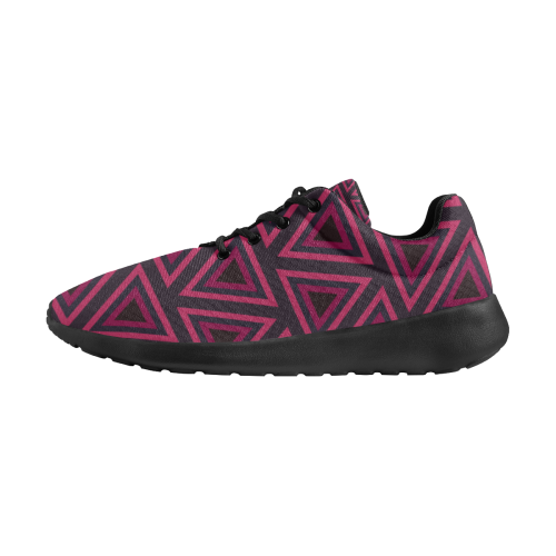 Tribal Ethnic Triangles Women's Athletic Shoes (Model 0200)