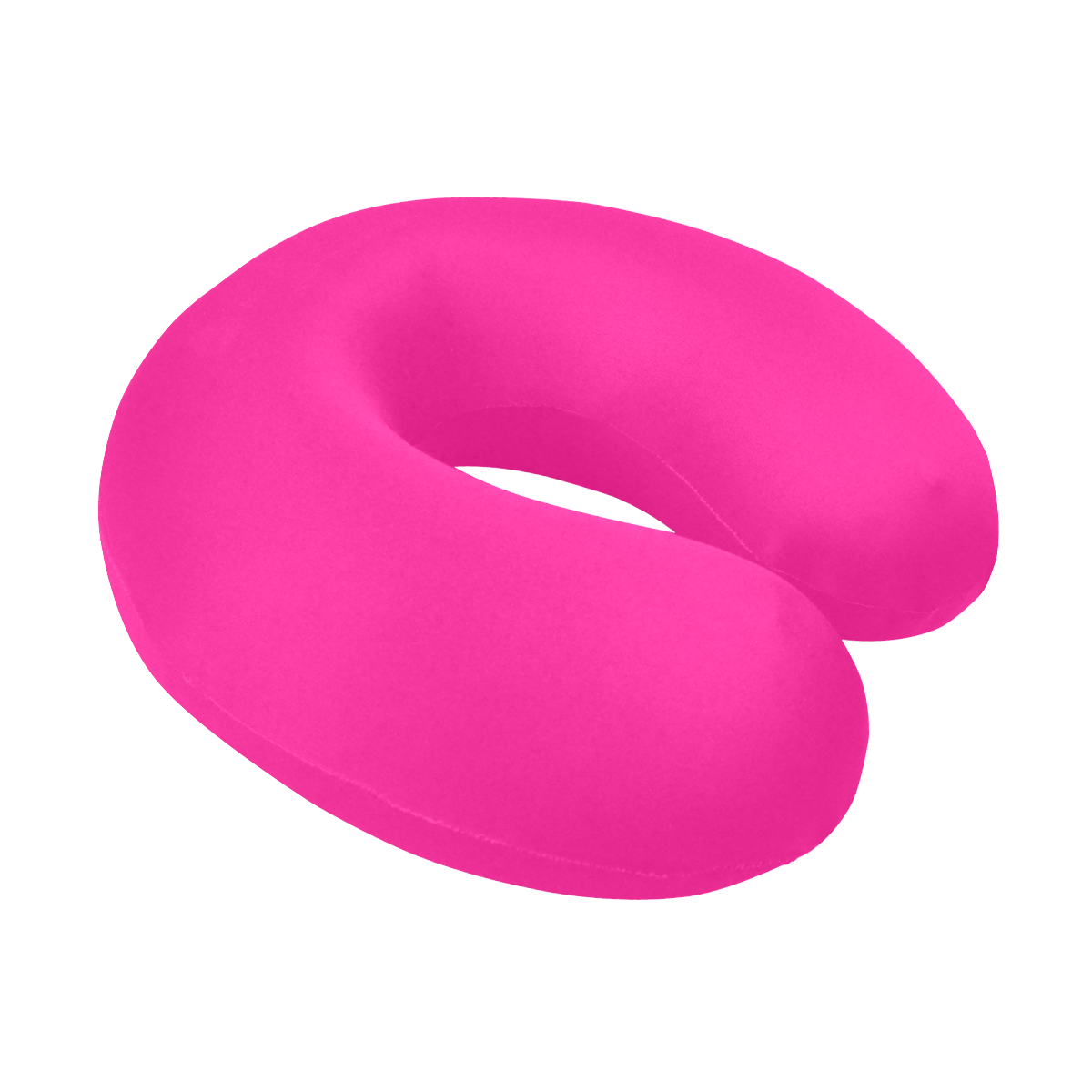 color deep pink U-Shape Travel Pillow