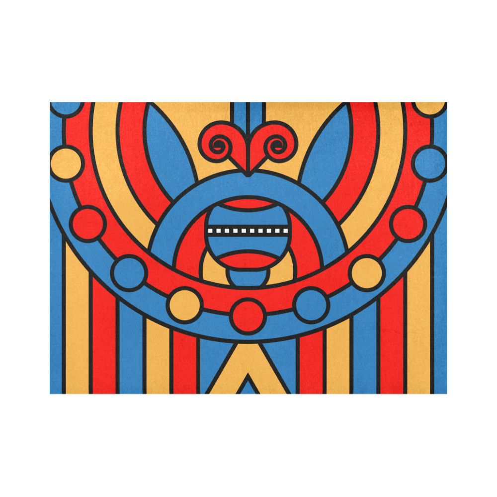 Aztec Maasai Lion Tribal Placemat 14’’ x 19’’ (Six Pieces)