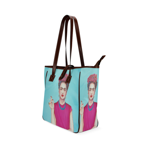 FRIDA IN THE PINK Classic Tote Bag (Model 1644)