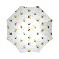 Cute Bee Pattern Foldable Umbrella (Model U01)